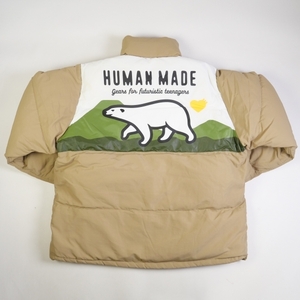 HUMAN MADE ヒューマンメイド 22AW DOWN JACKET ベアダウンジャケット ベージュ Size 【L】 【新古品・未使用品】 20749477