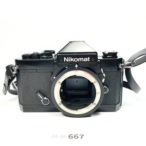 【動作確認済み/動作OK/24-10-667】 ニコン Nikon nikomat FT2 一眼レフカメラ フィルムカメラ カメラボディ レンズなし ストラップ付き