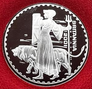 古銭 ブリタニア 2001年版 銀貨 イギリス /未鑑定品(真贋不明)