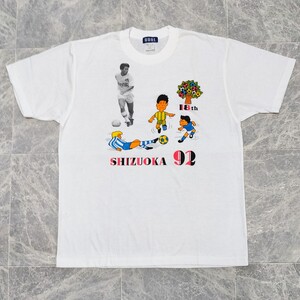 未使用 90s 三浦知良 静岡 Tシャツ Lサイズ 1992 サッカー GOAL イベント 限定 ヴェルディ