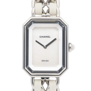 シャネル プルミエール M 腕時計 時計 ステンレススチール H1639 クオーツ レディース 1年保証 CHANEL 中古