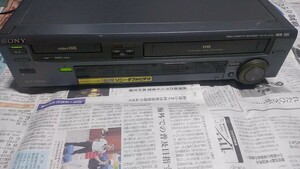 ソニー Wデッキ 8㎜　VHSデッキ　WV-H3　中古現状品送料込み