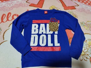 BABYDOLL薄手トレーナー140