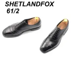 SHETLANDFOX 6.5 3084 ストレートチップ 内羽根 黒