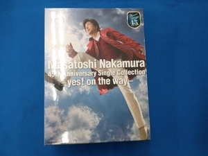 中村雅俊 CD Masatoshi Nakamura 45th Anniversary Single Collection~yes!on the way~(初回限定盤)(DVD付)