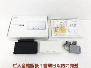 【1円】ニンテンドー3DS 本体 ピュアホワイト 任天堂 CTR-001 初期化/動作確認済 ゲーム機本体 画面ヤケ G10-013kk/F3