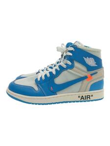 OFF-WHITE◆AQ0818-148/AIR JORDAN 1/UNC/箱有/26.5cm/BLU//