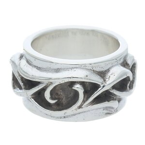 クロムハーツ Chrome Hearts SINGLE WIDE VINE BAND/シングルワイドヴァインバンド サイズ:17号 シルバーリング 中古 SJ02