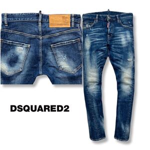 送料無料 超ストレッチ 21AW DSQUARED2 SEXY TWIST JEAN S71LB0940 ディースクエアード セクシーツイスト デニム パンツ 44