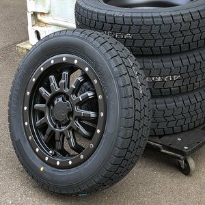 国産 冬タイヤ 165/65R14 新品 タイヤ ホイール セット 4本 GOODYEAR ICE NAVI 7 S500P S510P JJ2 ハイゼットジャンボ NVAN