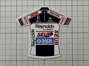 イタリア Reynolds レナルトチーム その2 サイクルジャージ ステッカー 自転車 1990年代 ツールドフランス +Qb