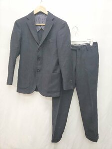 ◇ THE SUIT COMPANY × Begin MOON 背抜き シングル スーツ セットアップ 上下 サイズ160ｃｍ-8drop ネイビー系 メンズ P