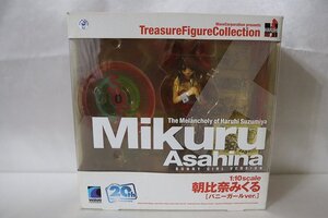 1円スタート 開封済 1/10 朝比奈みくる バニーガールVer. 涼宮ハルヒの憂鬱 ウェーブ 現状品