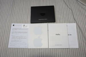 MacBookAir MD711J/A 付属　説明書、リサイクルシール、アップルシール