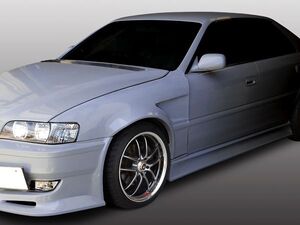 チェイサー JZX100 フロントフェンダー 前期 後期 FRP 未塗装 社外品 左右セット CHASER エアロ 55ミリ　ワイド