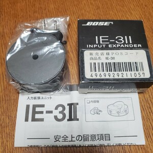 即決　未使用保管品　 BOSE IE-3II 外部入力端子 3系統拡張ユニット　companion3 companion5