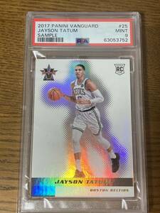 2017-18 Jayson Tatum Panini Vanguard RC Rookie SAMPLE Short Print PSA 9 MINT