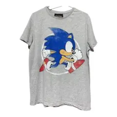 ソニック　Tシャツ ビッグプリント　グレー