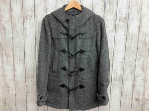 JOURNAL STANDARD×HARRIS TWEED ／ウール／グレー／イギリス製 ／ダッフルコート／ジップアップ／メンズ／Lサイズ