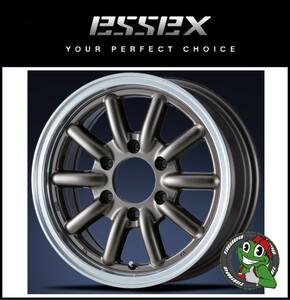 タイヤホイール4本セット ESSEX ENCB 1pc エセックス 16X6.5J 6/139.7 BZ ブロンズ MUDSTAR MT バン 215/65R16 ホワイトレター ハイエース