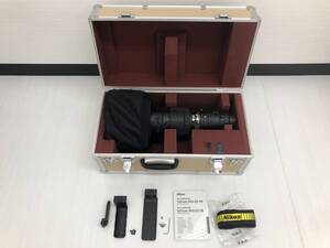 【１円スタート】NIKON ニコン AF-S NIKKOR 600mm 1:4 G ED SWM VR ED IF F4G ハードケース CT-607 望遠レンズ 一眼レフ オートフォーカス