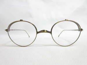 13895◆Trad EYEwear Tokyo トラッドアイウェア model : Lotus C2 46□24-138 度入りレンズ/眼鏡/メガネ MADE IN JAPAN 中古 USED