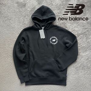 Lサイズ 新品 ニューバランス 裏起毛 パーカー ゴルフ New Balance スウェット フーディー プルオーバー 長袖 秋冬 黒 ブラック 大谷翔平