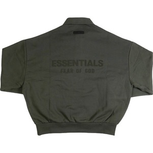 Fear of God フィアーオブゴッド ESSENTIALS Longsleeve Polo Ink 長袖ポロシャツ 黒 Size 【M】 【新古品・未使用品】 20783887