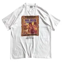 90s USA製 WANTED! 映画 "ランボー"プリント Tシャツ