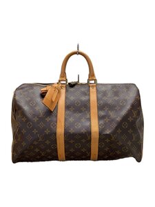 LOUIS VUITTON◆キーポル45_モノグラム・キャンバス_BRW/PVC/BRW/総柄