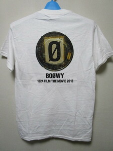 BOOWY 1224 FILM THE MOVIE 2013 半袖Ｔシャツ（氷室京介布袋寅泰松井常松高橋まことBOΦWY）