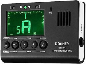 Donner デジタルメトロノーム チューナー トーンジェネレーター 3 in 1 ギター/ピアノ/トランペット/クロマティック楽