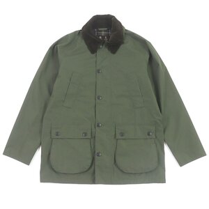 極美品□Barbour バブアー 23SS 231MWB1021 BEDALE New Barbour Tech Classic BEAMS PLUS別注 カバーオール カーキ 36 正規品 メンズ