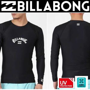 BILLABONG 長袖 ラッシュガード メンズ 日焼け止め ビラボン 水着 コンプレッション XL BLK