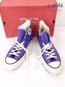 Q216b [人気] CONVERSE コンバース スニーカー 29.5cm パープル ALL STAR CHUCK TAILOR 70 168035C | シューズ Q