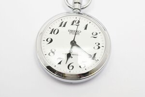 稼働品 セイコー 懐中時計 プレシジョン スモセコ ラウンド 手巻き メンズ 腕時計 SEIKO