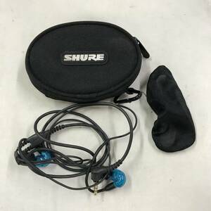 sb7242 SHURE カナル型 イヤホン SE215 ブルー