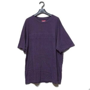 【シュプリーム/Supreme】21AW Embossed Vines Tシャツ Mサイズ パープル