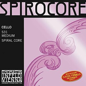 THOMASTIK SPIROCORE スピロコア チェロ弦 D線 スパイラルコア4/4 クロム巻 S27