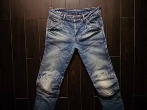 G-STAR RAW♪5620 3D SLIM♪ジースター♪ストレッチ♪ウォッシュ＆ダメージ♪W28 L32♪51025 7049 89