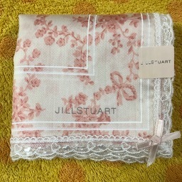 JILL STUART　ジルスチュアート ハンカチ レースリボン小花柄