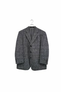 DAKS check tailored jacket ダックス テーラードジャケット ウール チェック柄 グレー ヴィンテージ 単品 8