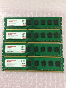 Komputer Bay製 Non ECC DDR3-1333Mhz (PC3-10600) 8GB×4＝32GB 