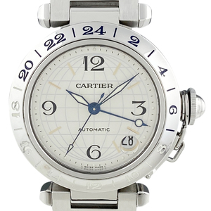 カルティエ CARTIER パシャC メリディアン W31029M7 腕時計 SS 自動巻き シルバー ユニセックス 【中古】