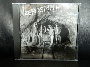 (6)　 AEROSMITH　　　/　　NIGHT IN THE RUTS 日本盤　　　ジャケ、日本語解説 経年汚れあり　