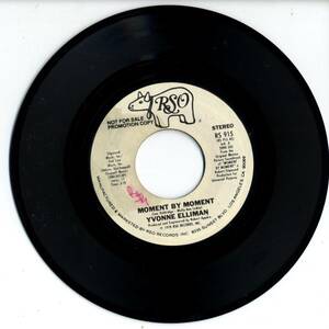 Yvonne Elliman 「Moment By Moment」 米国RSO盤プロモ用EPレコード