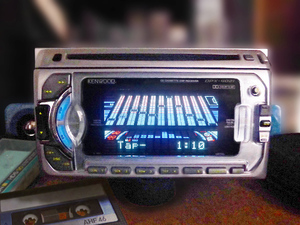 KENWOOD DPX-4021 ★スペアナ・ＥＱ・グライコ・ＤＳＰ！★ＣＤ&カセット機！★希少品！★メンテ済！動作良好！