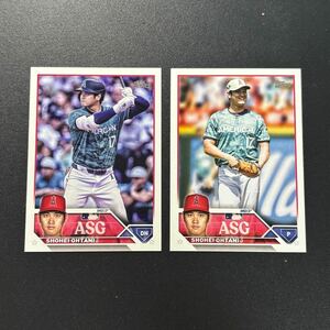 [2枚セット] 大谷翔平 2023 Topps ASG オールスター！Shohei Ohtani All Star MLBカード