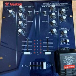 VESTAX ベスタクス PCV-002 DJミキサー 純正アダプター付属