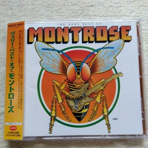 MONTROSE THE VERY BEST OF MONTROSE ヴェリーベスト オブ モントローズ 国内盤帯付